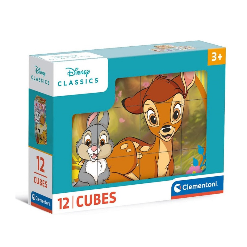 Clementoni Disney Classic Bambi Puzzle 12 Cubi