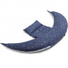 Nuvita DreamWizard Cuscino Gravidanza e Allattamento Traspirante Colore Blue Star