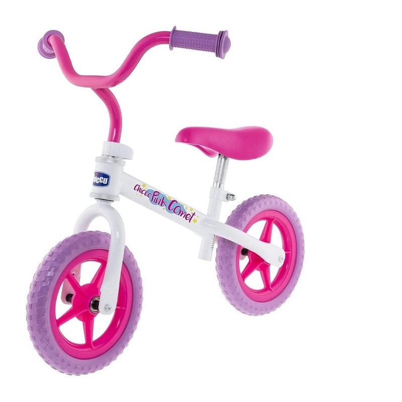 Chicco Pink Comet Bicicletta Senza Pedali,Bici Balance