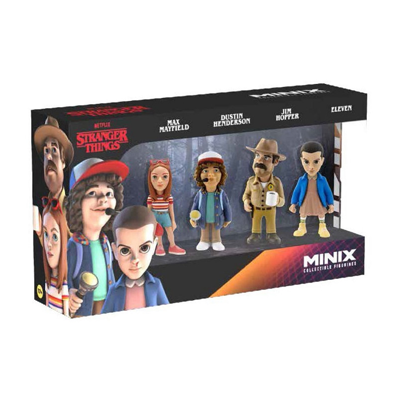 Minix Gamevision Stranger Things Cofanetto 4 Personaggi 7  cm